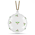 Swarovski Consumer Goods Holiday Cheers Mistletoe Ball Ornament