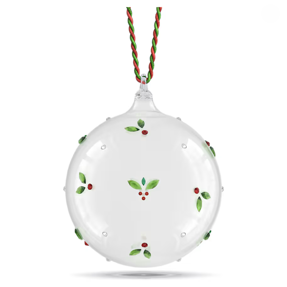 Swarovski Consumer Goods Holiday Cheers Mistletoe Ball Ornament