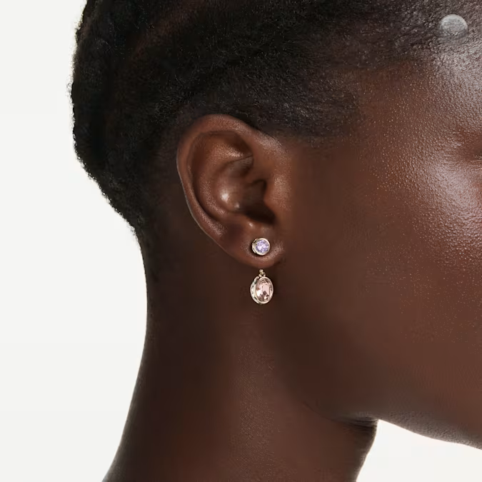 Swarovski Consumer Goods Chroma Drop CZ Earrings, view 3