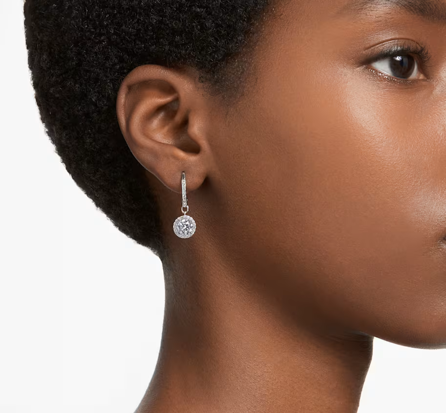 Swarovski Consumer Goods Constella Drop Pave Earrings, view 2