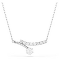 Swarovski Consumer Goods Matrix CZ Bar Necklace