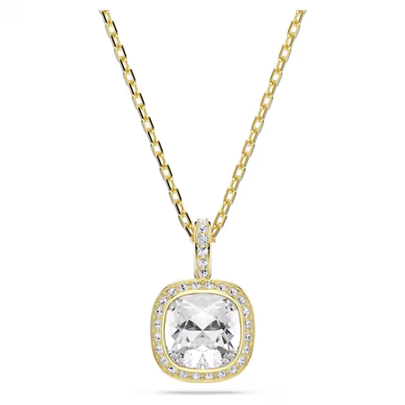 Swarovski Consumer Goods Una Angelic Cushion CZ Halo Pendant