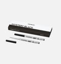 Montblanc 2 Ballpoint Pen Refill Medium, Mystery Black