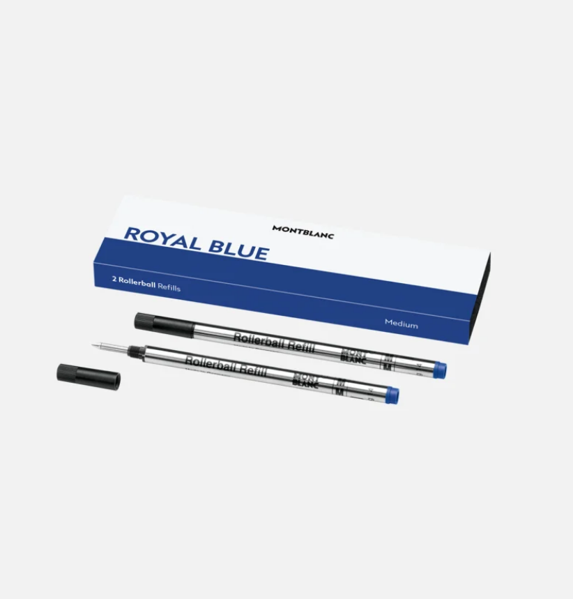 Montblanc 2 Rollerball Refills Medium, Royal Blue