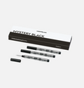 Montblanc 3 Rollerball Small Refills Medium Mystery Black