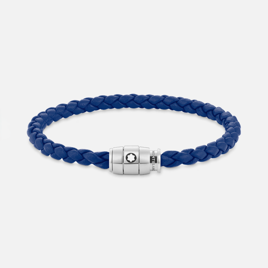 Montblanc Blue Leather Bracelet