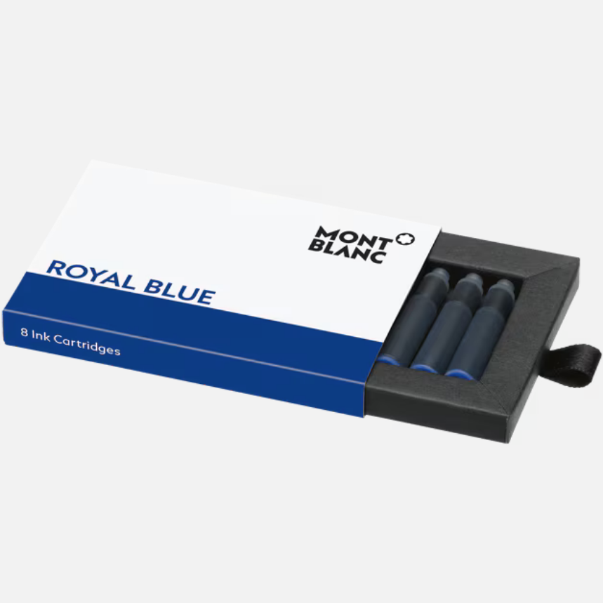 Montblanc Ink Cartridges, Royal Blue - 8-unit package