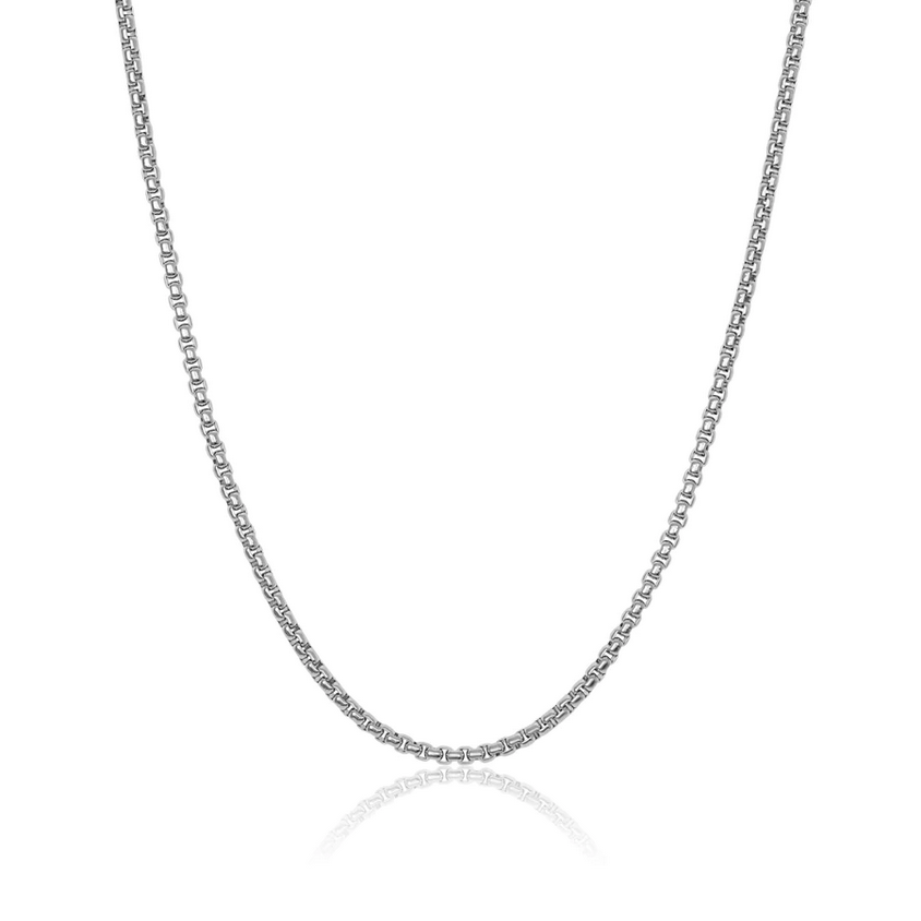 Italgem Steel Round Box Link Chain 3.5mm