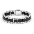 LAGOS Matte Black Ceramic Link Bracelet