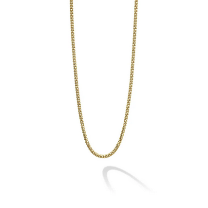 LAGOS 18K Gold Caviar Chain Necklace | 2mm