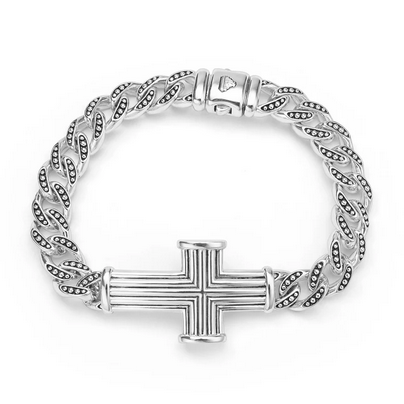 LAGOS Anthem Sterling Silver Cross Link Bracelet