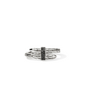 John Hardy Spear Ring, Sterling Silver, Black Sapphire