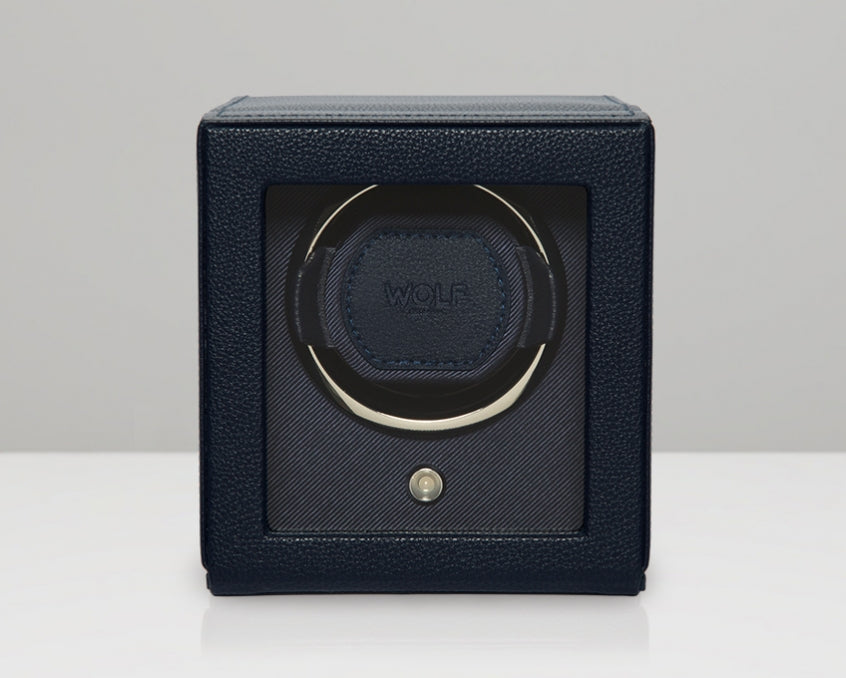 Wolf Designs Navy Cub Winder with Cover