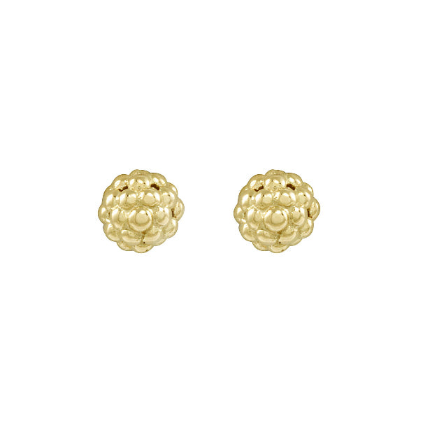 LAGOS Gold Caviar Ball Earrings, view 2