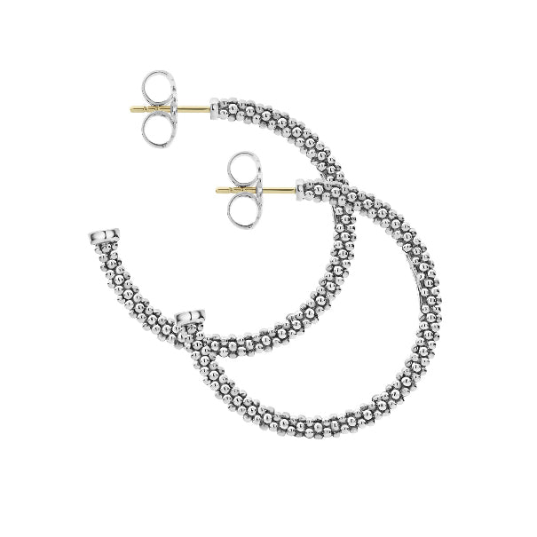LAGOS Caviar Hoop Earrings, view 3