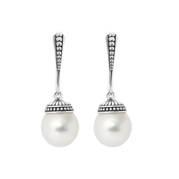 LAGOS Pearl Drop Earrings, view 2