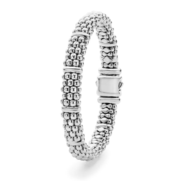 LAGOS 9mm Caviar Station Bracelet, view 2