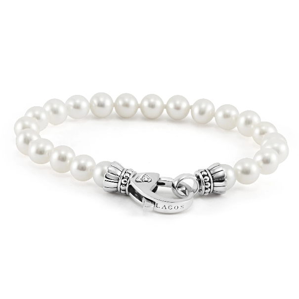 LAGOS Luna Pearl Bracelet, view 2