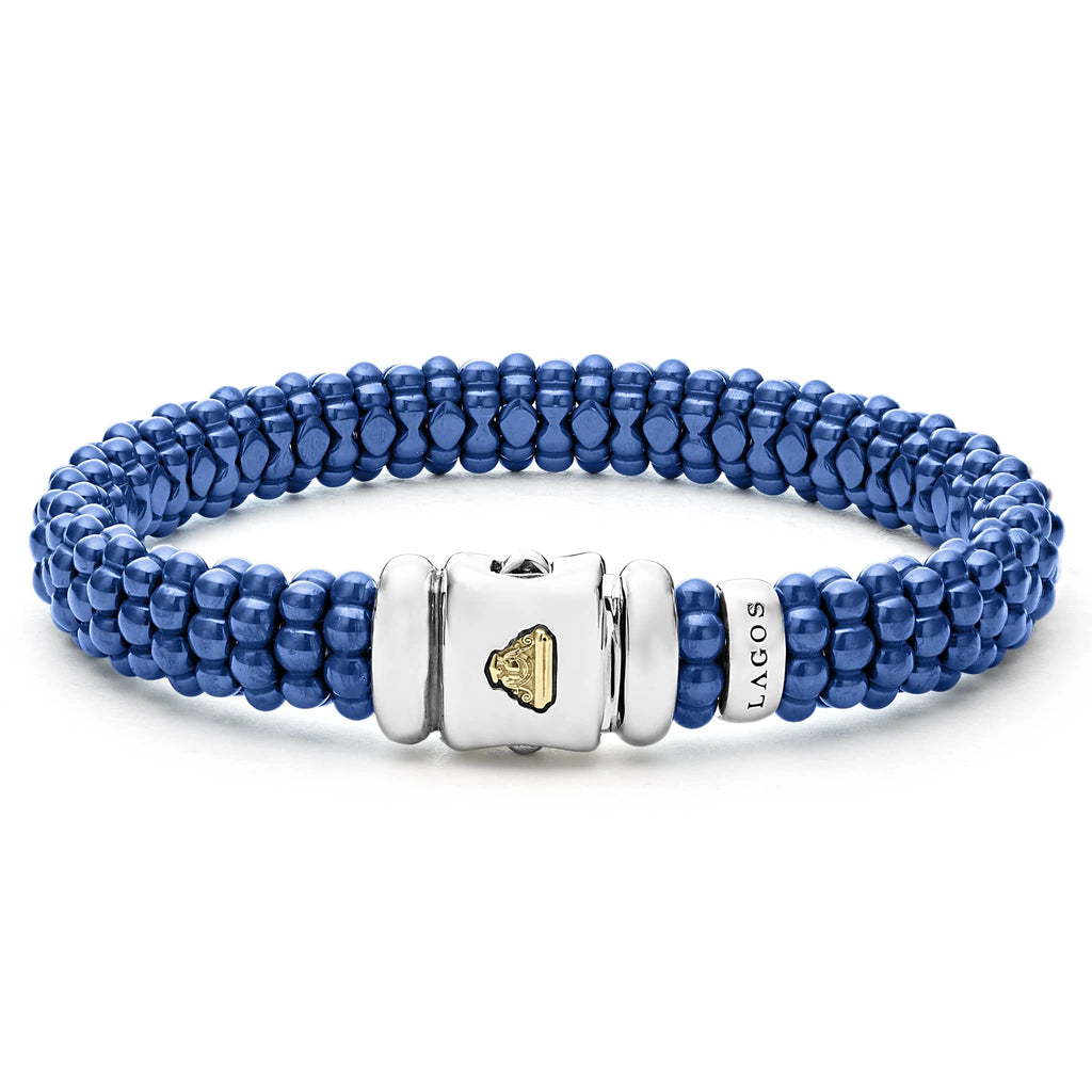 Ultramarine Ceramic Beaded Bracelet | 9mm