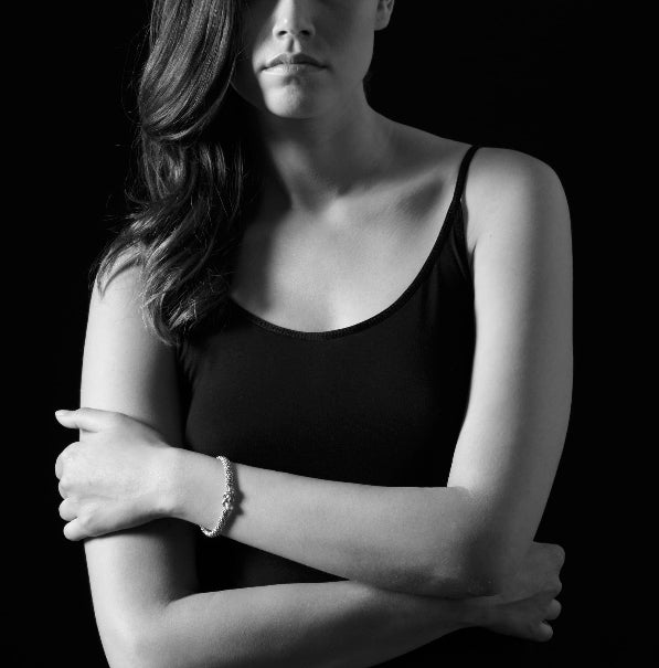 LAGOS Two Tone Diamond Knot Bracelet, view 3