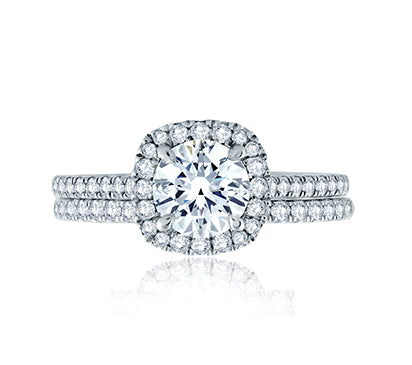 A. JAFFE Diamond Semi-Mount Ring, view 4