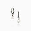 John Hardy Essential Pearl Hoop Earrings