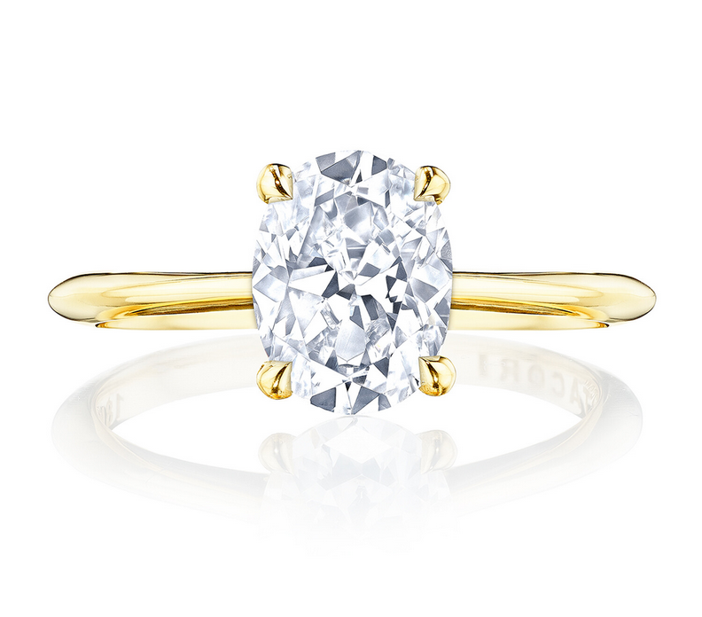 Tacori Oval Solitaire Engagement Ring