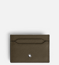 Montblanc Card Holder 5cc in Sartorial Leather - Khaki