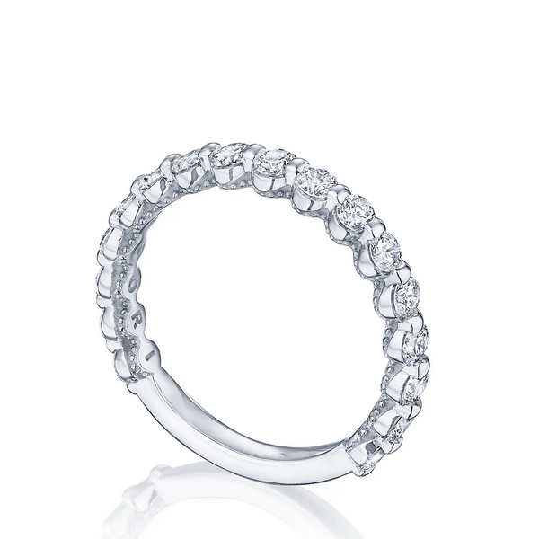 Tacori 18k Two-Prong Diamond Band, view 2