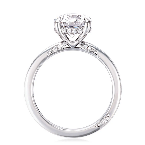 Tacori Platinum Round Solitaire Engagement Ring, view 2