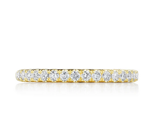 Tacori 18k French Pavé Diamond Wedding Band