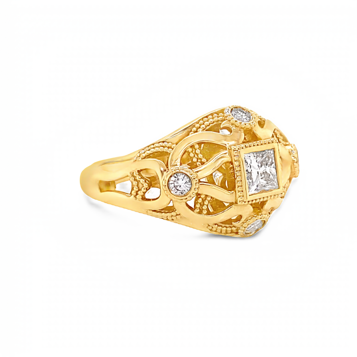 Vintage Freeform Ring, view 2