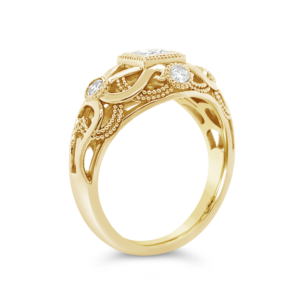 Vintage Freeform Ring, view 3