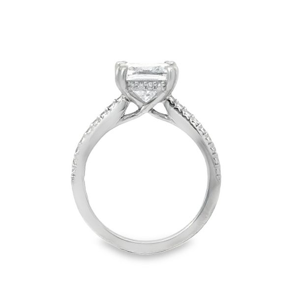 Cushion Cut Engagement Ring, view 3