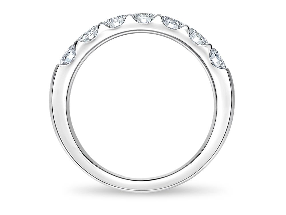 Memoire Odessa 7 Stone Diamond Band, view 3
