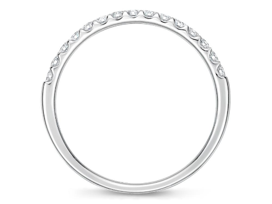 Memoire Platinum Odessa 15 Stone Band, view 3