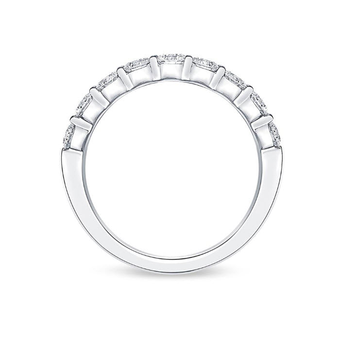 Memoire Platinum Petite Prong Band, view 2