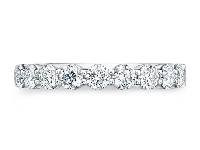 Memoire Platinum Petite Prong Band, view 3