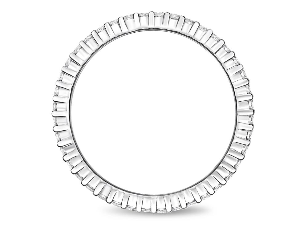 Memoire Petite Prong Eternity Band, view 3