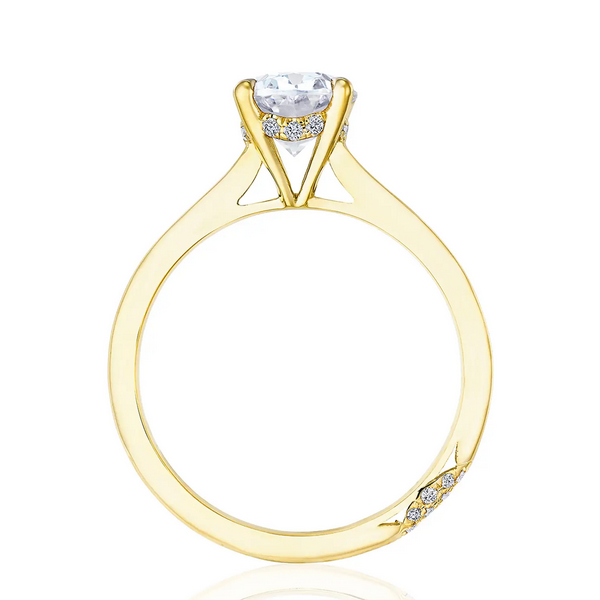 Tacori 18k Oval Solitaire Engagement Ring, view 2