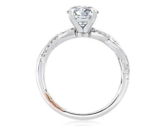A. JAFFE Diamond Engagement Ring, view 3