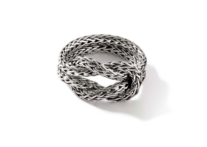 John Hardy Manah Love Knot Chain Ring